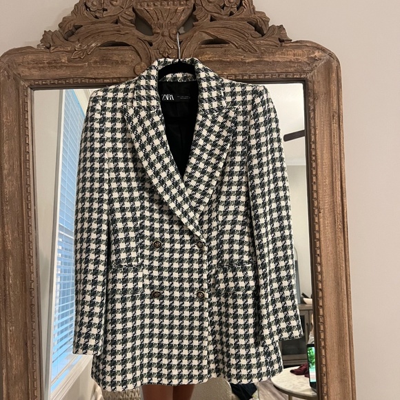 Like New! ZARA multi color lux blazer size small - Picture 10 of 11